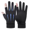 Sunscreen Gloves Driving Fishing Leaking Two Fingers Ice Silk Anti-slip Gloves Breathable Fitness Cycling Express Quick Dry Gloves