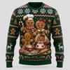 Felpa con Stampa Animalier di Babbo Natale Moda Autunno Inverno Abbigliamento per Feste Natalizie Maglione Brutto Streetwear alla Moda Top Unisex