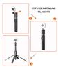 Extendable Selfie Stick Tripod with Bluetooth Remote for Outdoor Photography