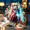 Superhero Print Blanket - Soft & Comfortable, for Bedroom, Travel, Sofa, Home Decoration - Birthday Christmas Gift for Friend