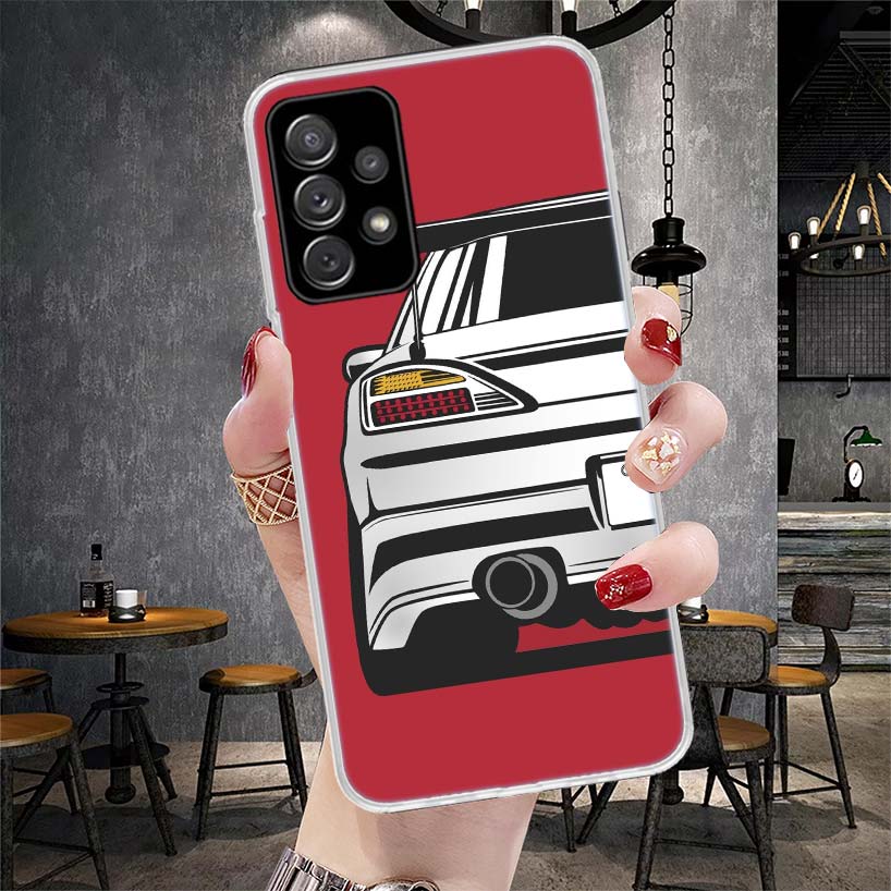 Japan JDM Sports Cars Comic Soft Phone Case For Samsung Galaxy A12 A22 A32 A52 A72 A02S A51 A50S A71 A70 A31 A20S Note 20 Ultra