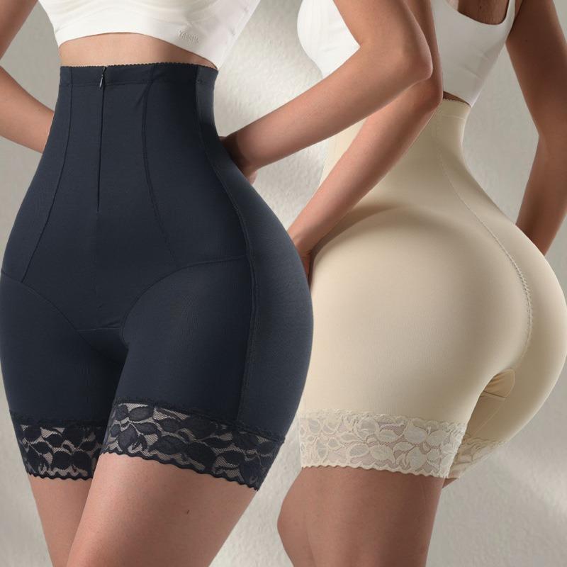 High Waist Tummy Control Butt Lifting Shapewear Pants With Zipper