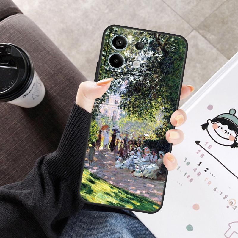 

Monet Oil Painting Cover For Xiaomi Redmi Note 13 9 10 11 12 14 15 Pro Plus Case For Redmi 15 C 12C 13C 14C 10C Redmi Note 10 Pro