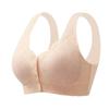 Front Open Full Cup Thin Breathable Gathering Anti Sagging Bra For Middle Aged Women