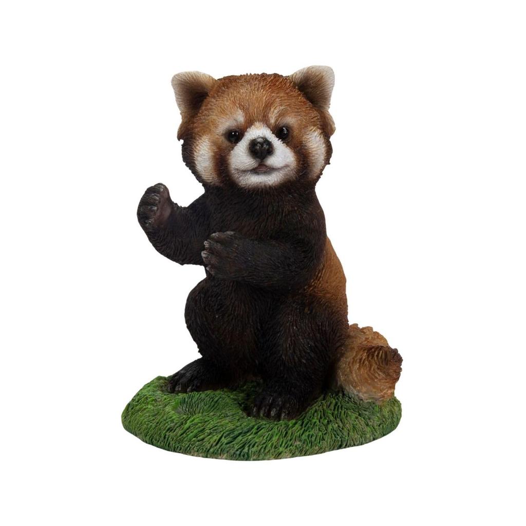 Ubia Red Panda Pen Holder 6 X 6 X 8 Cm Doll Figure Ornament Animal Garden Decoration Red Panda H23020