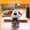 Chaveiro de Cachorro de Pelúcia Super Macio para Crianças e Decoração de Bolsa