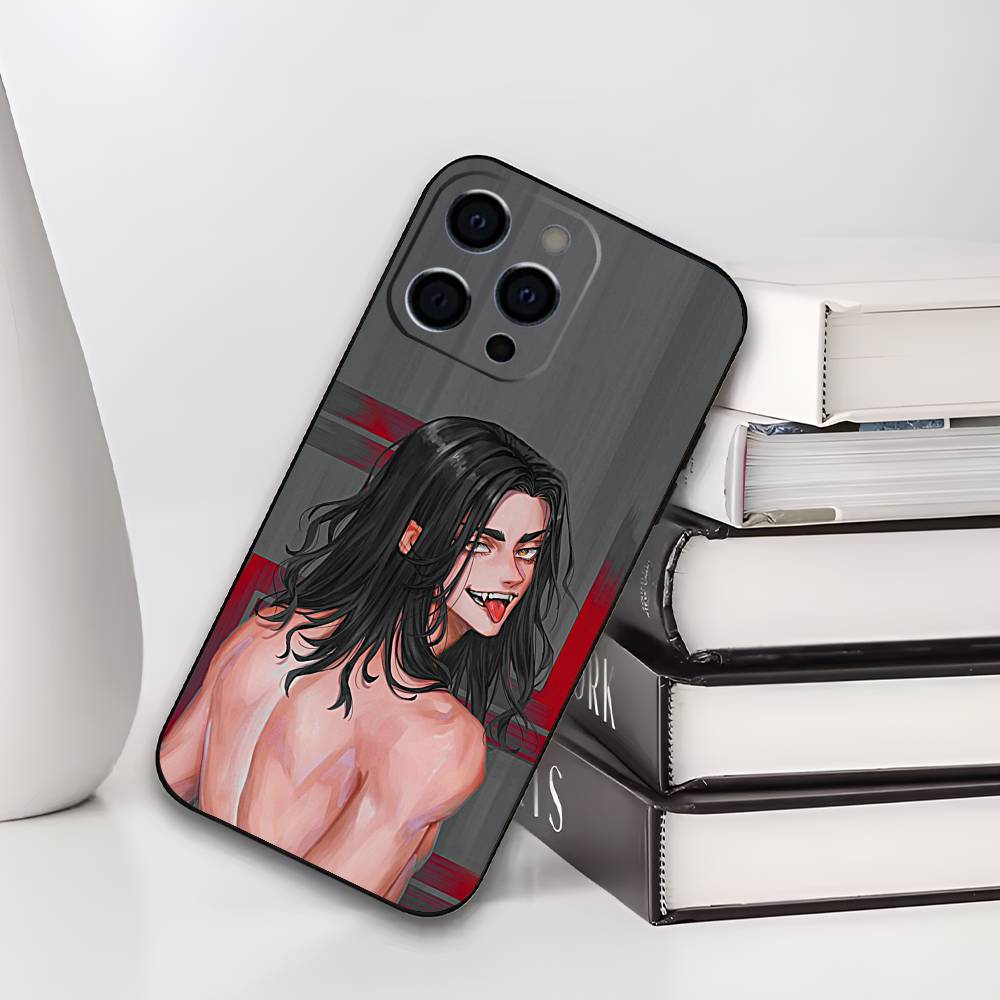 K-Keisuke B-Baji Phone Case For iPhone 17,16,15,14,13,12,11 Plus,Pro Max,XS,Soft Silicone Black Cover