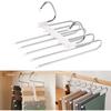 Trouser Hanger - Multiple - White - Stainless Steel - 2 Pieces - Space Saving