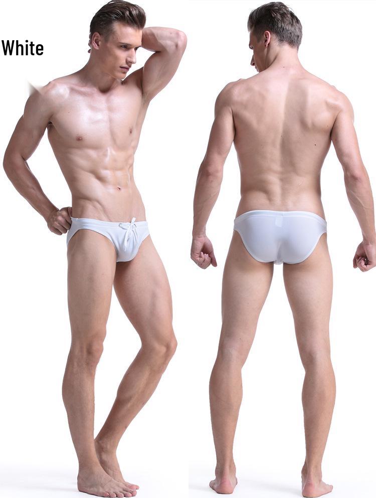 Aibc Men's Bikini Triangle Swim Trunks: Semi-Gloss, Stretchy Fabric, Pool & Sports Casual.