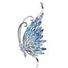 High-end Crystal Butterfly Brooch, Niche Elegance, Light Luxury Pin, High-end Style, Suit Coat, Corsage and Accessory