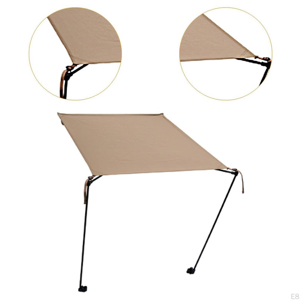 Campingstuhl Schatten Klappbar Einfach zu installierender tragbarer Unterschlupf für Reisen im Freien