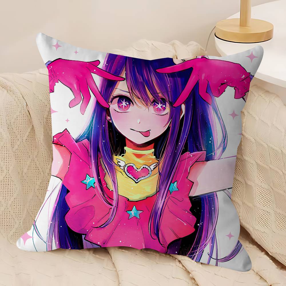 Anime Oshi No Ko Kissenbezug 30x50 Polyester Sofakissen Dekorative Zierkissen Heimdekoration Kissenbezug