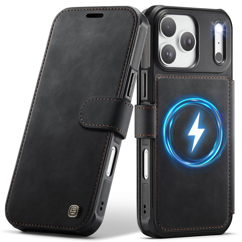Business Cards Solt Magnetic Wallet Leather Flip Phone Case For iPhone 17 Pro Max 17Air 16 15 14 13 Book Luxury Stand Bag Cover
