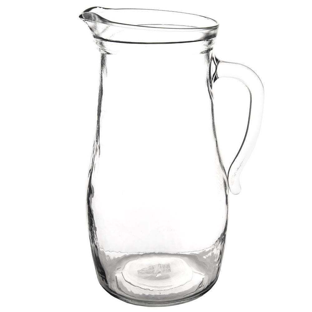 Glass Jug for Drinks, Juice, Compote, Lemonade, Water for Drinks 1.75L