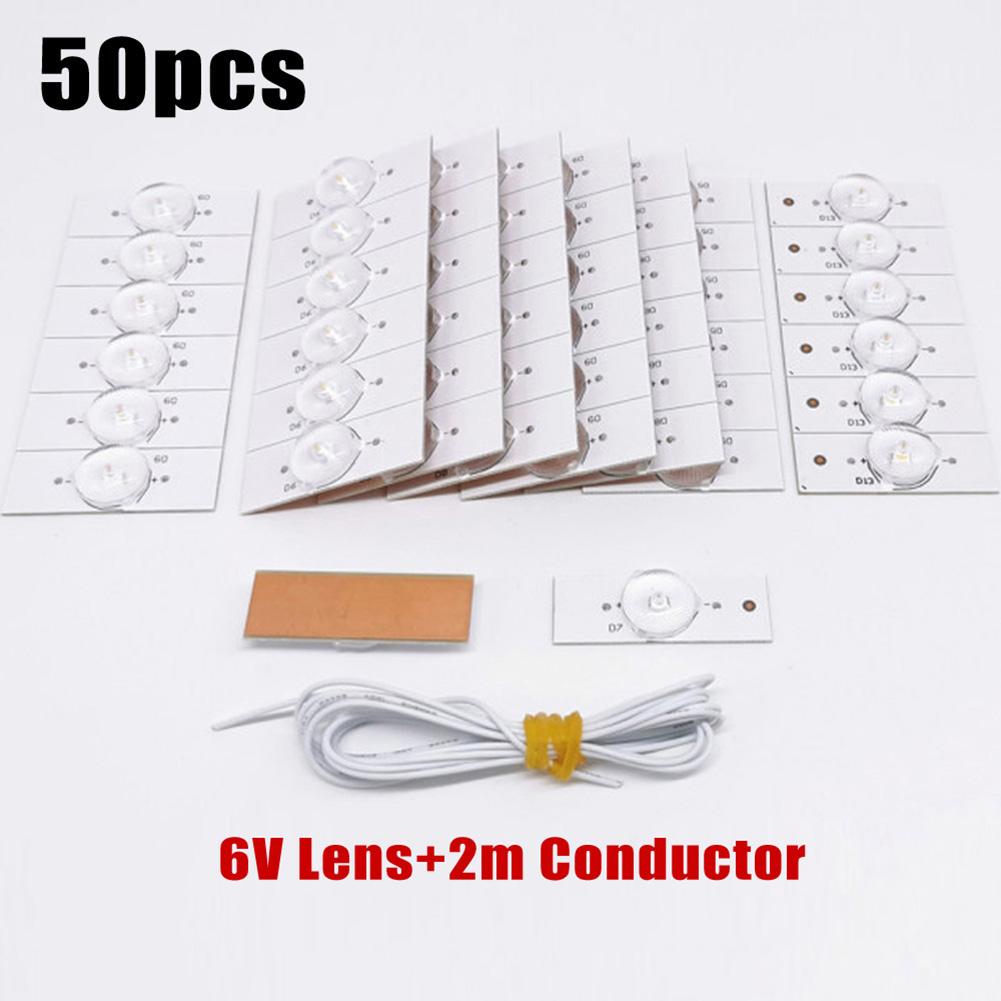 3V 6V For SMD Lamp Beads With Optical Lens Fliter For 32-65 Inch LED TV Repair For LED TV Backlight Repair