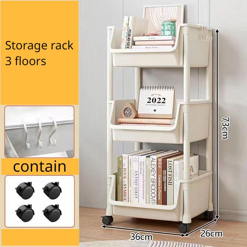 Мобильный стеллаж для хранения, стеллаж для книг и газет, стеллаж для закусок и прочего, напольный стеллаж для хранения