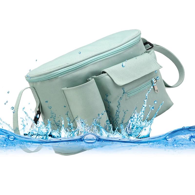 Großraum Baby Kinderwagen Organizer Tasche Wickeltasche Becher Flaschenhalter Universal Outdoor Reise Hängende Kinderwagen Autotasche