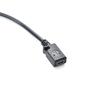 Mini USB 5Pin Female to Type C Male Data Cable for Mobile Gaming and Tablet Charging 30cm Long
