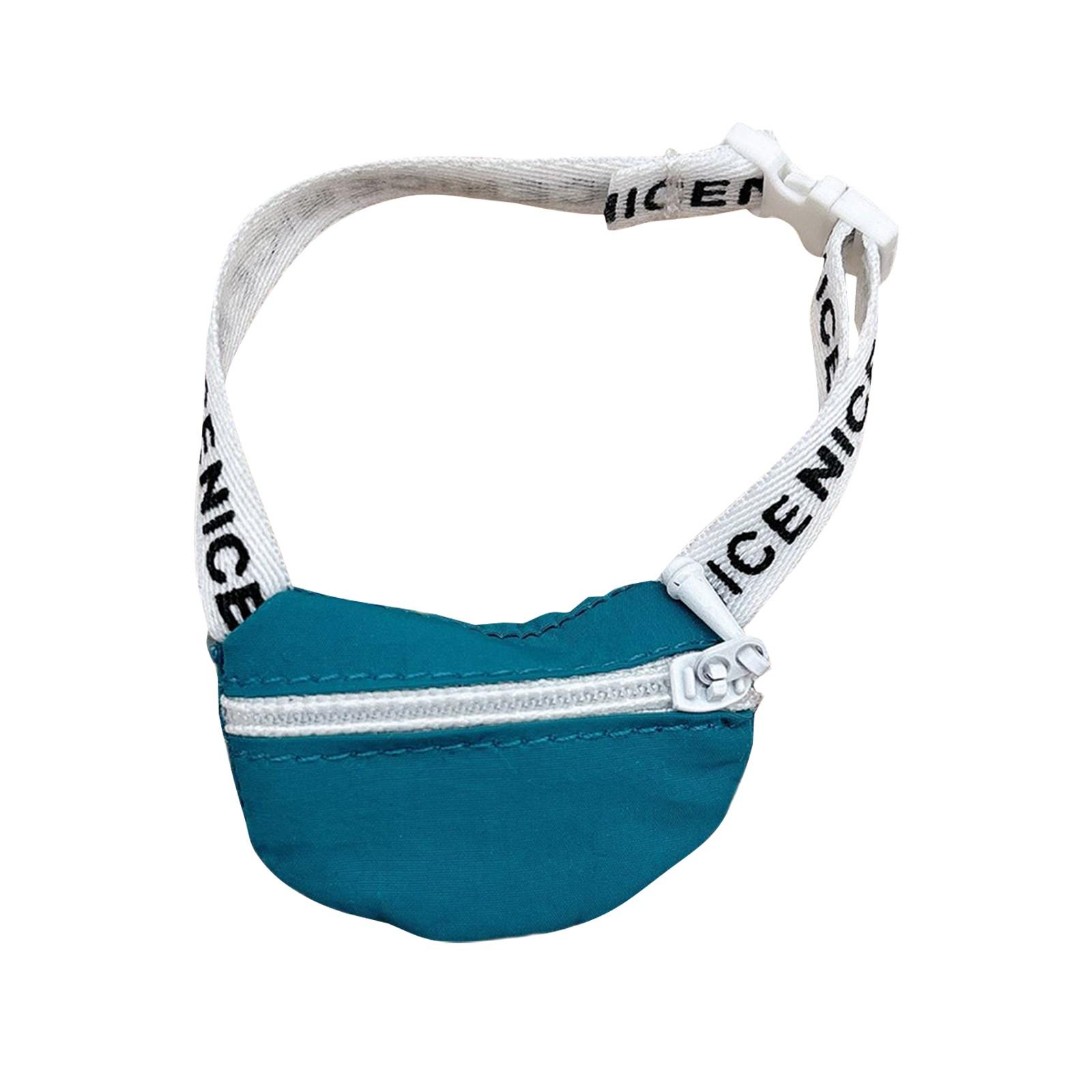 

Интересная маленькая тканевая сумка, подходящая для 17 см (10-20см) Куклы, Аниме Плюшевые Игрушки И Милые Аксессуары, Милая Сумка для Кукол One Size синий