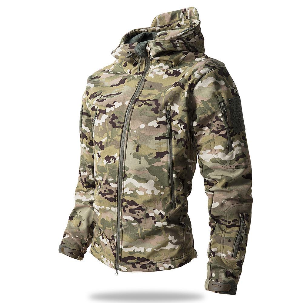 

Men s All-Weather 3-in-1 Camouflage Jacket - Fashionable, Breathable, Outdoor Sports Windbreaker XL