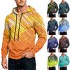 Herren-Hoodie in Farbe, lockere Passform, mit Tasche und Kordelzug