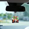 Car Cartoon Decoration Christmas Decorative Tree Ornament Multipurpose Bag Charm Car Interior Accessory For Backpack Home