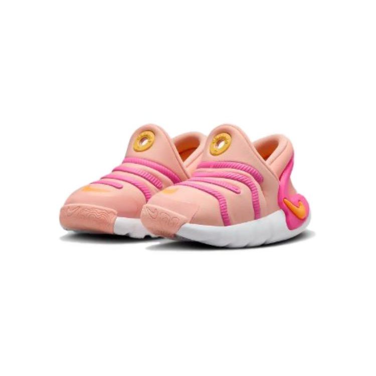 Nike Dynamo Go 2 TD Arctic Orange University Gold Baby Sneakers Pinksicle White FD0554-800