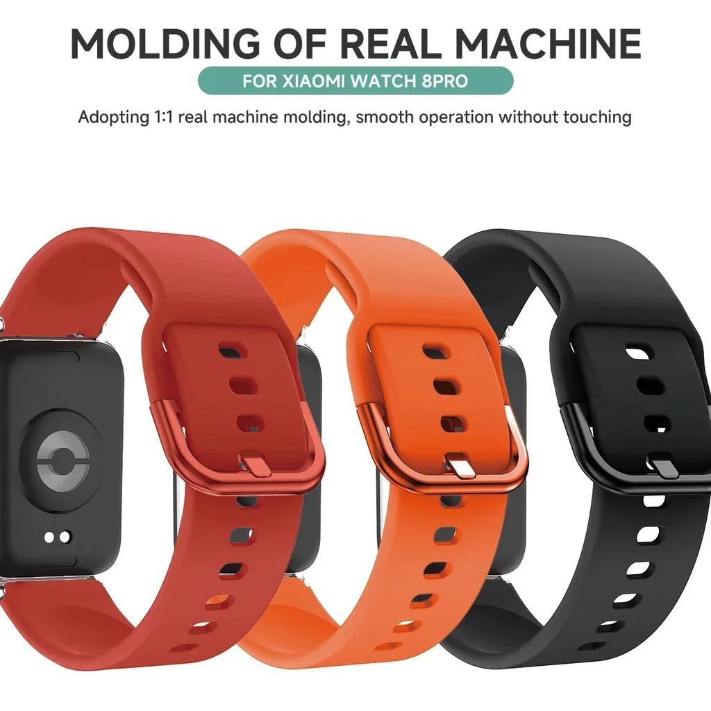 Silicone Strap For Redmi Watch 4 5 6 Replacement Women Men Sport Smart Watch WristBand Bracelet For Xiaomi Mi Band 9/8Pro Band
