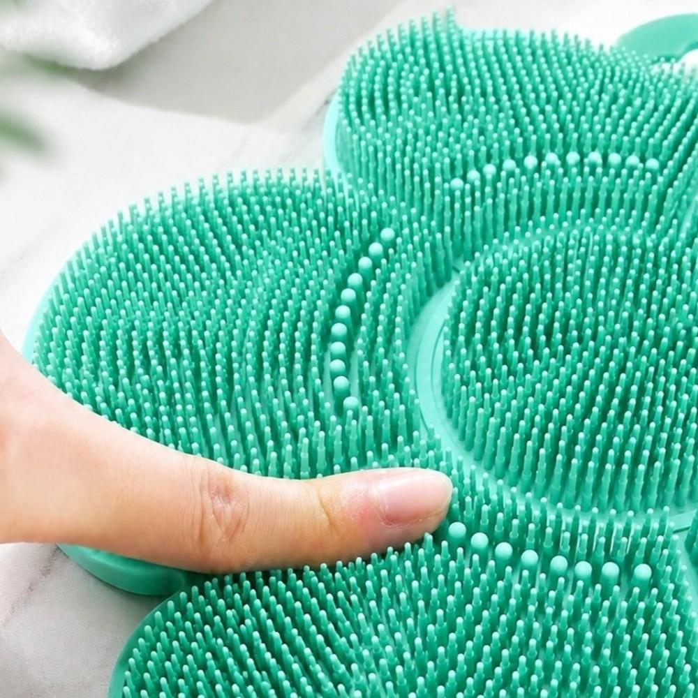 Tappetino Scrubber Antiscivolo per Doccia Facile da Pulire Esfoliante Tappetino da Bagno Nuovo Tappetino Pulizia Piedi Uso Bagno