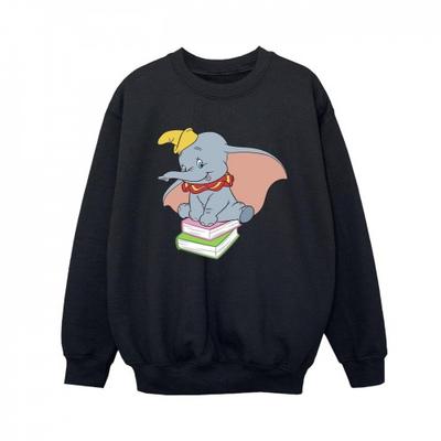 Boys Dumbo Sitting On Books Sweatshirt