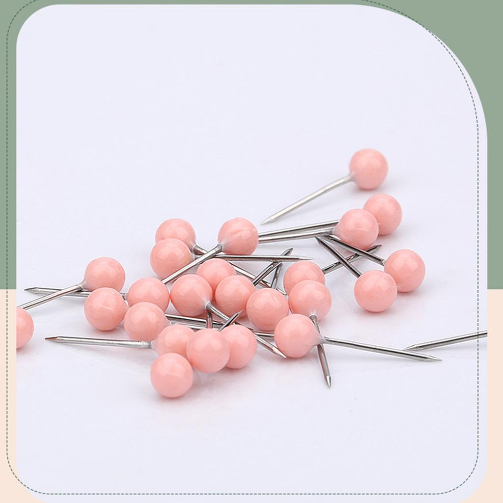 20-380Pcs Colorful Push Pins Thumb Tacks for Cork Board Wall Hangings Heart Push Pin Flat Push Pin Beads Head Map Pin