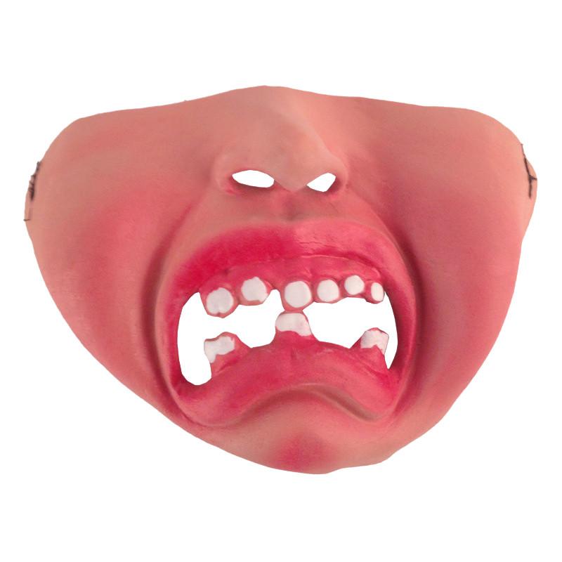 Hilarious Halloween Half Face Mask With Comical Pig Nose For Costume Fun