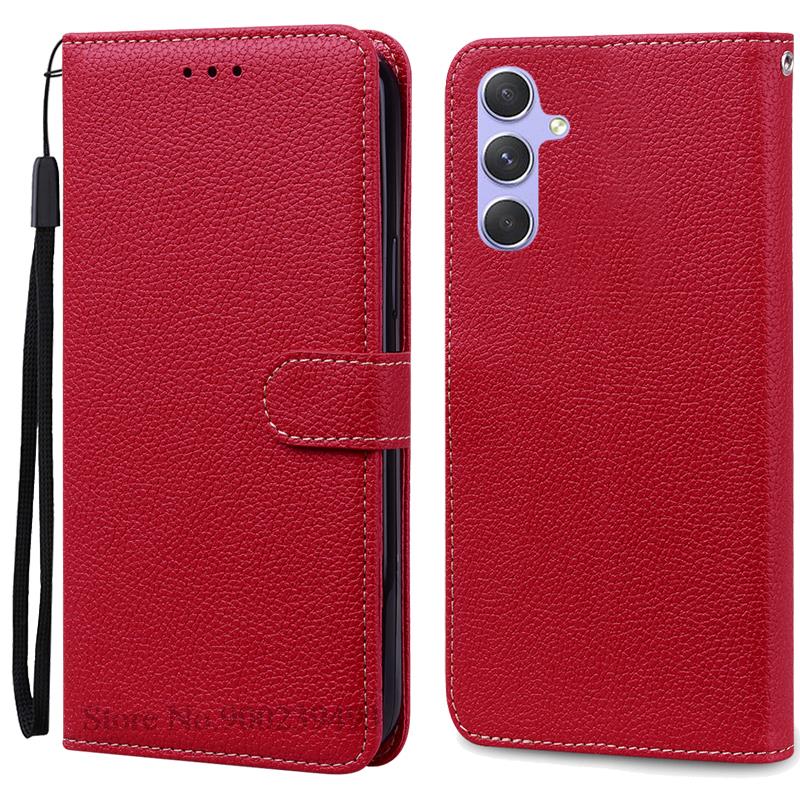 A35 5G Case For Samsung Galaxy A35 Case Leather Wallet Flip Case For Samsung Galaxy A35 5G Cover Coque Fundas Shell Etui