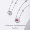 Fan Qi Bimetal Mobius Heartbeat Necklace - Women's Light Luxury Sweet Triple Collarbone Chains