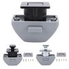 RV Push Cabinet Lock Metal Push Button Keyless Cupboard Drawer Compartment Latch Lock Catch for Cara