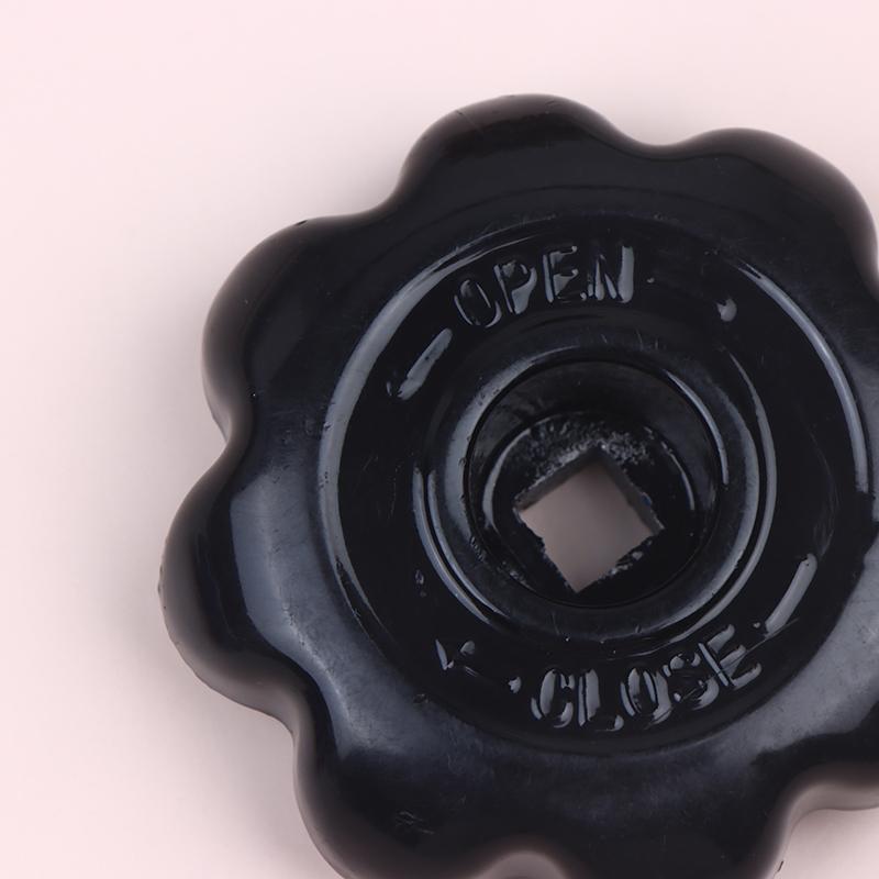 Aluminum Outside Hose Bib Replacement 8Mm Square Hole Round Wheel Handle Cylinder Valve Gas Valve For Industrial Stove Types