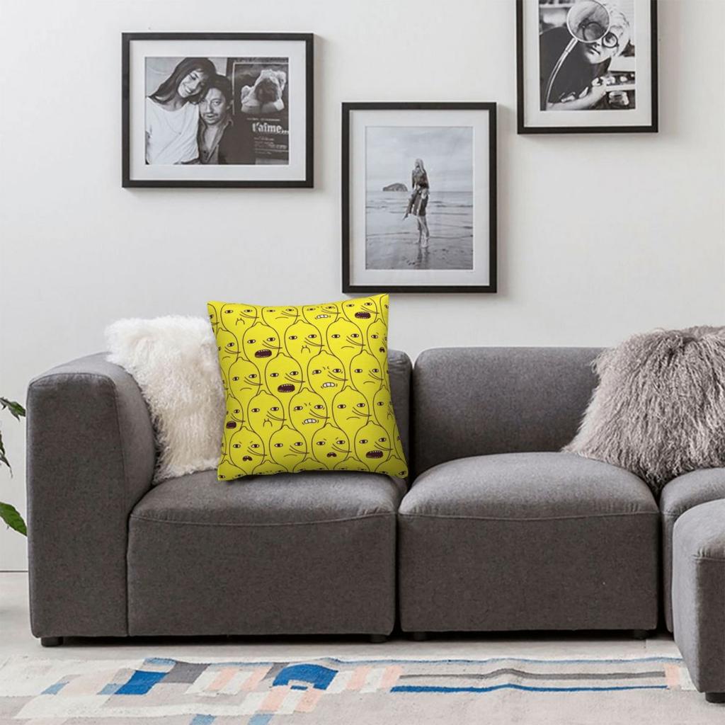 Lemongrab Unacceptable Pillow Case Cushion Cover Square Printed Pillow Cover Funny Pillowcases For Living Room Chair