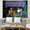 Scooby-Doo Print Tapestry, Backdrop, Easy Setup, Ideal for Bedroom, Office & Living Room, with Aesthetic Wall Hanging Decor.