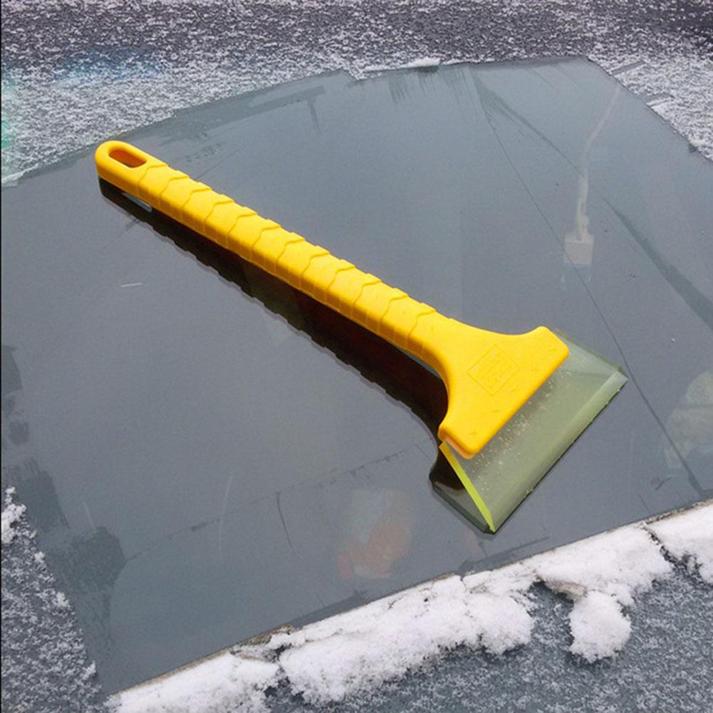 1 Pcs Snow scraper Tendon material snow remover tool winter car ice snow shovel 2-in-1 screwless telescopic snow removal shovel