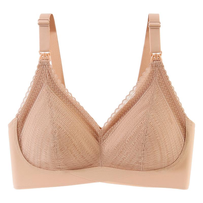 Wire-free Supportive Cup Maternity Bra Anti-sagging and Nursing Bra