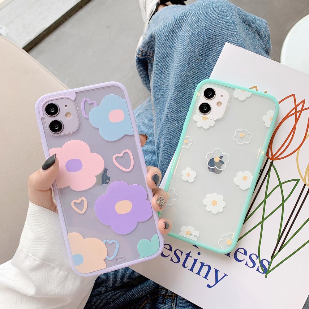 Buy Transparent Phone Case for iPhone 11 Pro XS Max XR 7 8 Plus Candy ...