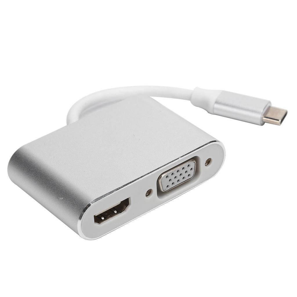 TypeC to HD Multimedia Interface VGA Video Converter Adapter Dock for Phones Laptops