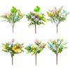 New Foam Eggs Tree Branch Colorful Simulation Painting Foam Egg Artificial DIY Easter Egg Bouquets Festival Party