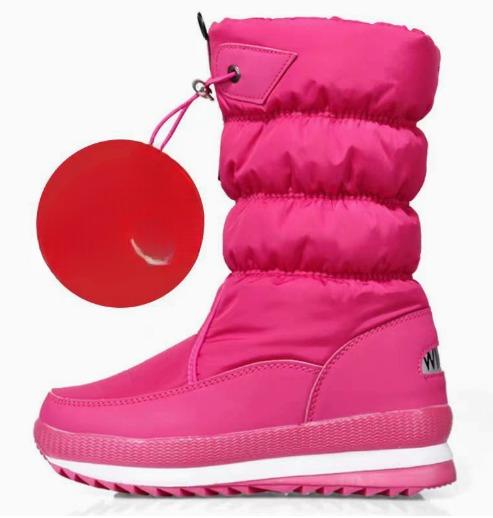Fashion Women`s Snow Boots Thick Platform
