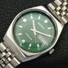 GENUINE VINTAGE SEIKO AUTOMATIC 6309A JAPAN MENS GREEN DIAL WATCH a701629-5 R206c-a701629