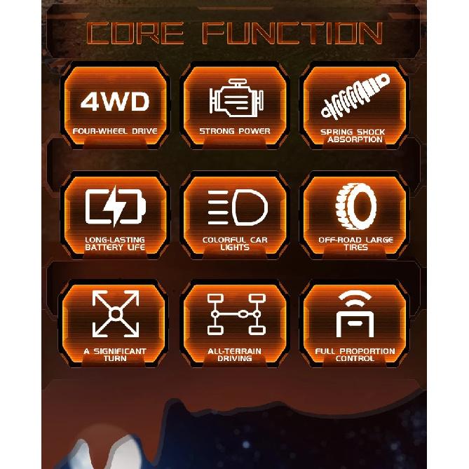 2.4G Suspension Climbing Remote Control Car JJRC C8830 Full Proportion Four-Wheel Drive Off-Road High-Speed Vehicle Boys Toy RC