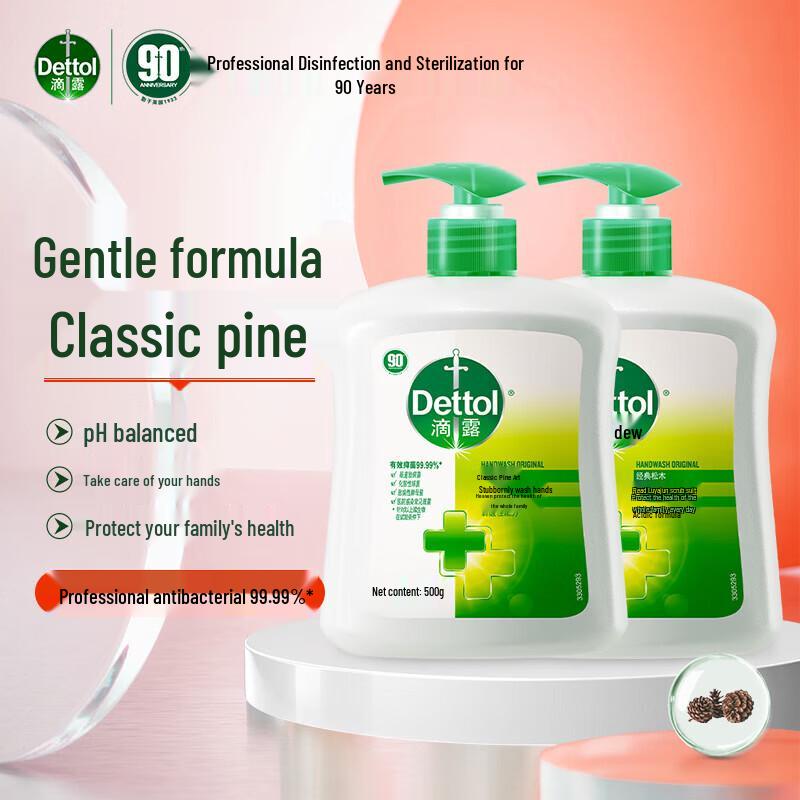 Dettol Здоровое Антибактериальное Жидкое Мыло для Рук