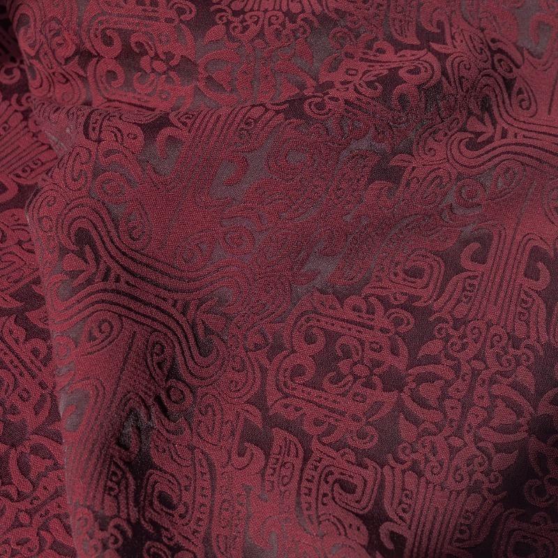 Spring Autumn Jacquard National Style Fabric, Jacquard Oil Silk New Chinese Style Top, Vest Wide Leg Pants Clothing Fabric