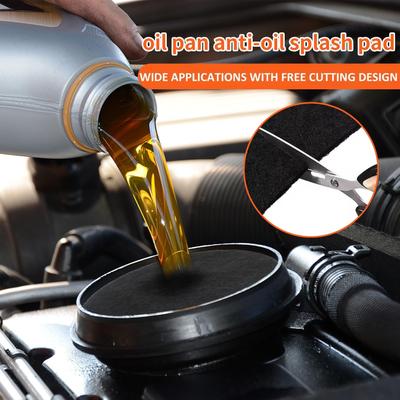 Oil Splash Pad Drain Pan No Splatter Pad Highly Absorbent Automotive Oil Mat Floor Protector For Work Maintenance Repair Garage
