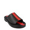 Salvatore Ferragamo Facundo Leather Slides Black